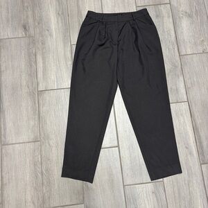 Lafayette 148 Charcoal Grey Chevron Woven Pants – Size 2